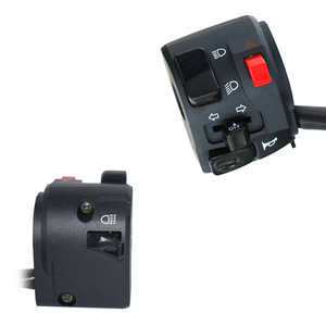 Interruptor Izquierdo Huanglong para Manillar de Motocicleta, Conector de 9 Pines para Señales de Giro, Bocina, Luces de Emergencia, Pieza de Modificación - Product Image 2