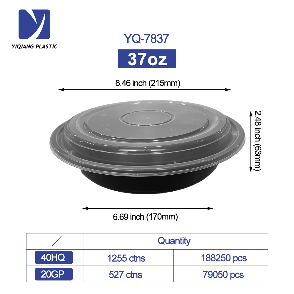 Rond noir 37oz