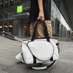 Sac de sport en nylon imperméable sur mesure, grand format, pour raquette, sac de tennis, sac à main, bandoulière pour raquette, raquettes de pickleball - Product Image 2