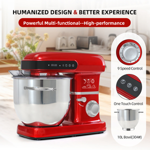 Household Stand Mixer <b>Kitchen</b> Machine High Power Capacity 2200W 10L Cake Bread Dough Planetary Food 10L Stand Mixer - Product Image 5