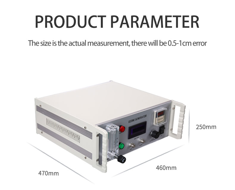 Máy tạo ozone chuyên dụng trong phòng thí nghiệm chuyên nghiệp với đồng hồ đo lưu lượng 3