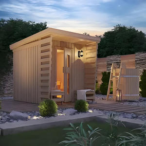 Poêle à vapeur traditionnelle en bois <span class=keywords><strong>de</strong></span> pruche massif pour plusieurs personnes, infrarouge lointain, écologique, design extérieur pour soulager les douleurs musculaires - Product Image 3