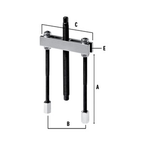 Herramienta compresora de resortes de motor FG 167/4 para uso en reparación automotriz - Product Image 1