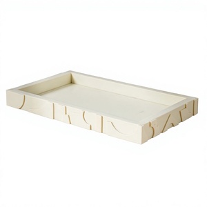 Resin Marble Serving Tray Jewelry Plate Terrazzo Bathroom Amenity Tray for Hotel Resin Tray Marble serving tray Jewelry plate - Product Image 1