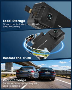 Cámara DVR para Auto 4G de Doble Lente con Aplicación Gratuita para Teléfono, GPS/<span class=keywords><strong>Radar</strong></span>, Sensor G, Dashcam 3MP+3MP, Aplicación Ubox Pro, DashCam 4G para Auto - Product Image 4