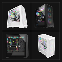 Boîtier PC E-ATX pour jeux, châssis en acier, GPU 375 mm, refroidisseur CPU 170 mm, 2 SSD, 2 HDD, carcasa de computadora