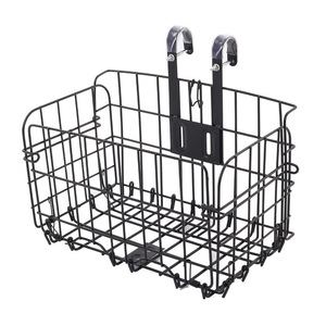 Cesta plegable extraíble para <span class=keywords><strong>bicicleta</strong></span> delantera de acero inoxidable de fábrica directa, cesta fuerte para <span class=keywords><strong>bicicleta</strong></span> - Product Image 1