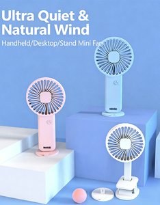 Nouveau ventilateur portable 2025, rechargeable par USB, mini ventilateur de bureau silencieux pour la maison, le bureau et le dortoir - Product Image 1