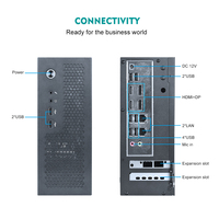 OEM Intel 12th 13th Gen Desktop Mini PC LGA 1700 H610 Q670 2 * DDR5 Core I3 I5 I7 2 * Lan 2 * HD/2 * DP PCIe _ X16 X86 Mini ITX PC Case