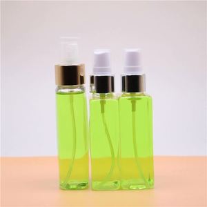 MAYSURE vendita calda etichetta personalizzata PET bottiglia quadrata 120ml bottiglia di plastica con lozione pompa per Shampoo Packaging cosmetico - Product Image 4