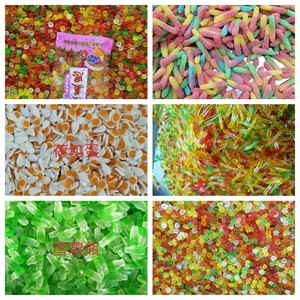 Bonbons gélifiés en vrac enrobés de sucre, fruités, sucrés et acidulés, de marque chinoise célèbre, en sachet - Product Image 2