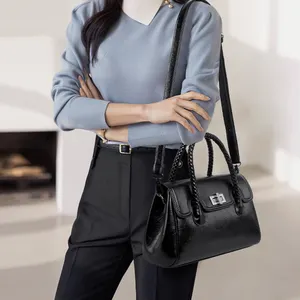 Zarif doku çanta 2024 yeni çok yönlü ve Minimalist Tote çanta moda ve Trendy Crossbody çanta