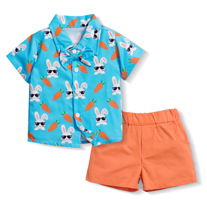Vestiti da bambino per la prima 2025 estate da 1 a 6 anni bambini vestiti di Pasqua Set di abbigliamento per bambini - Product Image 2