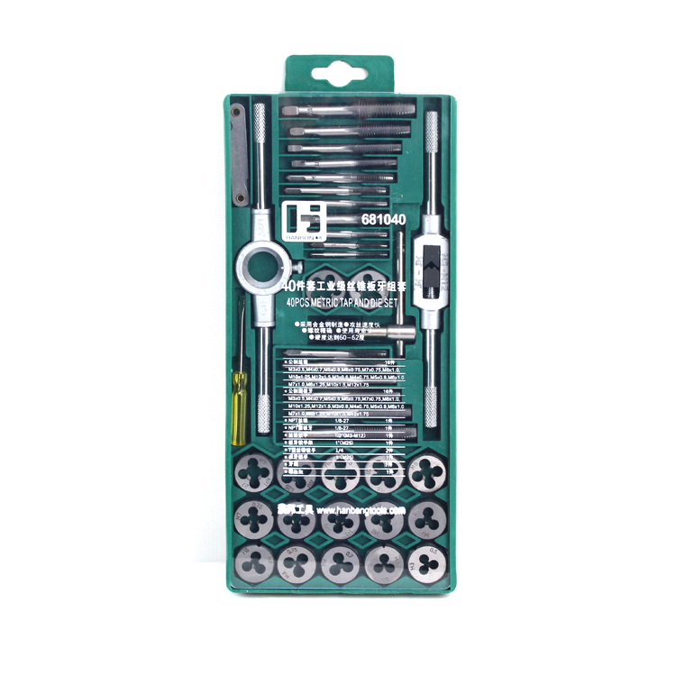 40pcs Small Shelf Tap Die Set