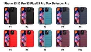 Étui Defender Pro Clip de <span class=keywords><strong>ceinture</strong></span> robuste étui de <span class=keywords><strong>téléphone</strong></span> portable pour iPhone 17 16 Pro Max 14 15 Plus Heavy Duty Defender TPU couverture arrière - Product Image 6