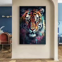Chaud personnalisé Animal peinture à l'huile murale gorille Design pour la décoration intérieure pour salon bureau Art déco Style sur toile