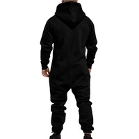 Combinaison à capuche en polaire unisexe pour homme, design 2 en 1, respirante, hiver, Just Essentials Bedlam