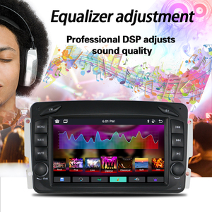2 Din <span class=keywords><strong>Android</strong></span> 7 pulgadas Radio de coche para Mercedes Benz W203 W209 W219 W168 Vito Auto Audio navegación GPS estéreo reproductor de DVD <span class=keywords><strong>Android</strong></span> - Product Image 2