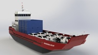 Grandsea Navire porte-conteneurs de 120 pieds à vendre - Constructeur de navires chinois