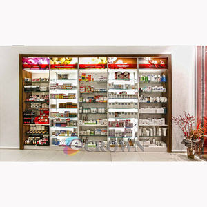 <strong>Pharmacy</strong> <strong>Armoire</strong> Cabinet Drug showcase <strong>Pharmacy</strong> Shop Design Showcase for Mall Design Shop Cabinet ODM - Product Image 1