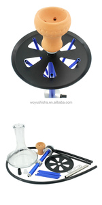 Cachimba de Alto Rendimiento con Múltiples Salidas de Humo y Botella de Vidrio Transparente para Salón de Cachimbas / Bar de Shisha - Product Image 2