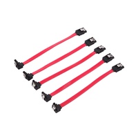 Kabel SATA 7Pin Merah 20 30 40 50CM untuk Hard Disk Sata HDD, Kabel Daya, Customized Dauble PC Serial ATA