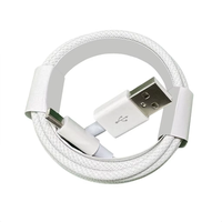 Cable de Carga y Datos USB-A a Tipo-C de Nailon Trenzado Premium de 1m 2m para iPhone 15/16/17 y Samsung Android
