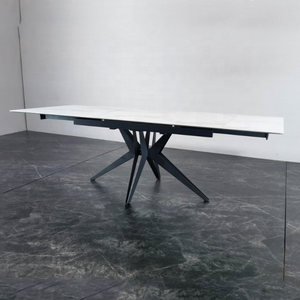 Foshan <span class=keywords><strong>Carberry</strong></span> Funktionales Esszimmer-Set Restaurant Ausziehbarer Tisch Mit Weißer Porzellan-Tischplatte - Product Image 2