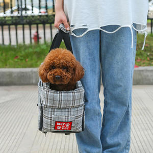Wholesale Cheap Breathable New Design <b>Carry</b> Puppy Pet Carrier Bag for <b>Dog</b> Cat Car Travel Pet Safety Seat - Product Image 4