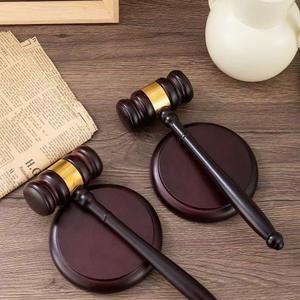 Ensemble de marteaux de juge en bois artisanal de haute qualité, accessoires de bureau pour enchérisseur, avec gravure, décoration élégante - Product Image 6