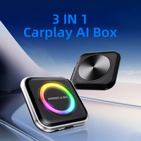 Carplay Ai con 64GB ROM 4GB RAM Caja automática inalámbrica y con cable para automóviles 98% Garantía de 1 año Compatible con Android 13 CarPlay