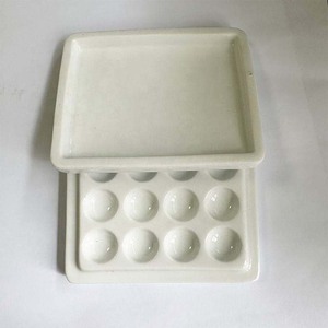 Paleta de Cerámica Dental de 12 Orificios con Tapa, Plato para Mezclar, Humedecer y Mojar Porcelana Dental - Product Image 2