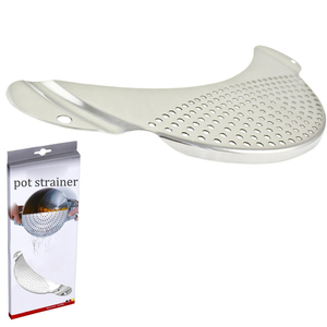 <span class=keywords><strong>Passoire</strong></span> à pâtes à double poignée <span class=keywords><strong>Passoire</strong></span> à casseroles <span class=keywords><strong>professionnelle</strong></span> en acier inoxydable - Product Image 6