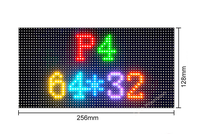 Panel de Letreros LED para Exteriores RGX, Tablero Publicitario Comercial LED RGB, Pantalla LED de Video P4 256*128mm, Módulo LED Programable