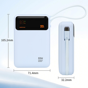 Power Bank Batteria Portatile 20000mAh Ricarica Rapida Banco di Energia a Stato Semi-Solido - Product Image 5