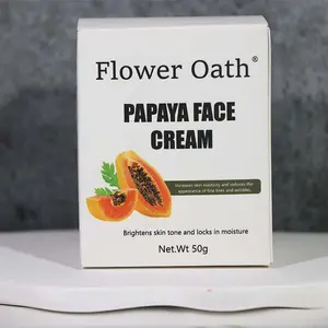 Papaya organik beyazlatma nemlendirici Anti çil gündüz ve gece kremi ile en iyi cilt beyazlatma yüz kremi