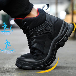 Chaussures <span class=keywords><strong>de</strong></span> sécurité <span class=keywords><strong>de</strong></span> travail, vente chaude, chantier <span class=keywords><strong>de</strong></span> construction, chaussures montantes anti-écrasement, anti-perforation, chaussures <span class=keywords><strong>de</strong></span> sécurité exécutives pour hommes - Product Image 6