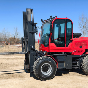 Nhà máy thương hiệu 4 bánh xe ổ đĩa xe nâng xe tải 3 tấn 4ton 5ton 4WD thô tất cả các địa hình xe nâng để bán - Product Image 6