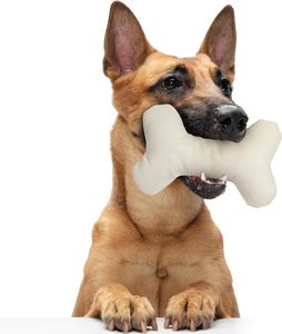 Jouet en peluche créatif en forme d'os - Bâtonnets à mâcher souples et couineurs pour chiots en dentition et jeu interactif - Product Image 2