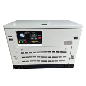 Groupe électrogène diesel refroidi par air haute puissance 220V à deux cylindres, unité à essence à démarrage électrique, ATS simple 50/60Hz, directement de l'usine - Product Image 1