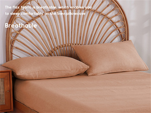 Funda de Almohada de Lino 100% Orgánico, Transpirable, de Verano, con Certificación GOTS, Hilo de Origen Francés - Product Image 5