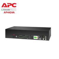 APC AP4424A 32A 230V Fase Tunggal 2U Rak ATS Saklar Transfer Otomatis Catu Daya Redundan untuk Server Rak