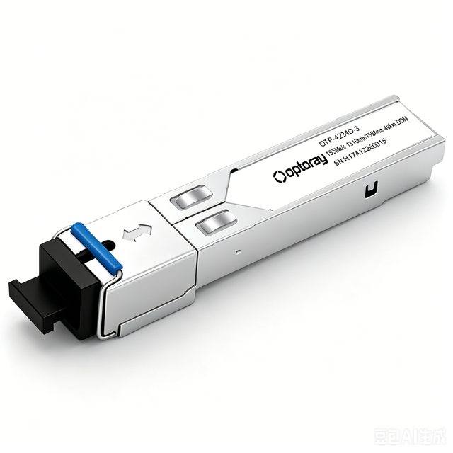 High Quality 155Mb/s BIDI Ethernet SFP Optical Transceiver Module SC Connector 40km 1310nm/1550nm SM Fiber Optic Equipment