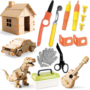 Fournisseur de jouets éducatifs intellectuels pour enfants, jouets en bois, kit de vis DIY, 148 pièces, assemblage de vis, boîte de rangement, unisexe, jeunes - Product Image 2