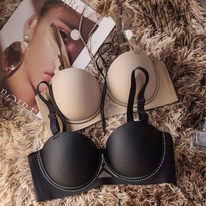 <strong>Strapless</strong> Push up <strong>Bra</strong> with <strong>Clear</strong> Straps Convertible Padded <strong>Bras</strong> for Women - Product Image 2