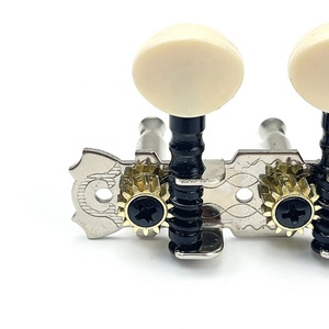 Clavijas de Afinación para Guitarra Acústica de 12 Cuerdas, 6L6R Cromadas, Clavijeros de <span class=keywords><strong>Mandolina</strong></span> con Doble Orificio - Product Image 5