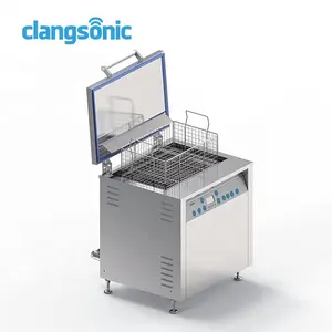 Machine de nettoyage ultrasonique de pièces de bloc de moteur de réservoir unique industriel avec système de filtre à huile