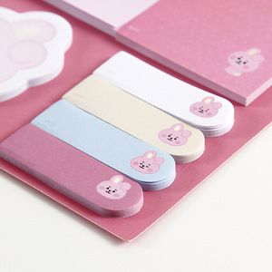 Bloc-notes de dessin animé Ins, carnet portable mignon, mini bloc-notes décoratif, notes autocollantes esthétiques, papeterie pour étudiants - Product Image 5