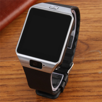 Montre Connectée DZ09 de Gros avec Caméra, Appel Vidéo, Écran Tactile, Support Carte SIM, Forme Carrée et Écran TFT