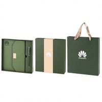 Ensemble de carnet à couverture rigide en cuir et papier personnalisé avec stylo à bille à logo personnalisé - Cadeaux promotionnels écologiques pour entreprises